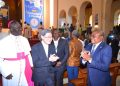 3eme Congrès Eucharistique National à Lubumbashi : le professeur Félix Momat salue un moment historique avec l’envoyé spécial du Pape