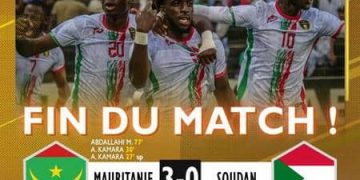 Éliminatoires CAN 2024 : La Mauritanie bat le Soudan (3-0) et prend tête du groupe I