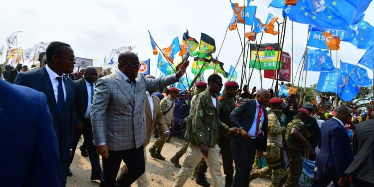 Kasaï-central : Le chef de l’État Félix Tshisekedi en mission à Kananga pour lancer les travaux de lutte contre les érosions