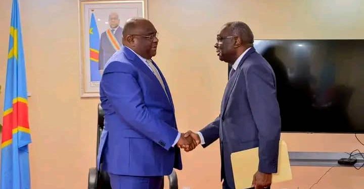 Retrait des troupes onusiennes : Le ministre de la défense nationale a échangé avec la hiérarchie de la MONUSCO sur la réussite de l’opération