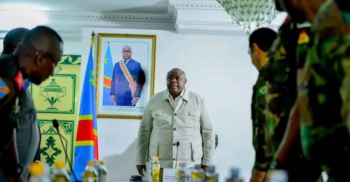 Guerre à l’Est : Le ministre de la défense Jean-Pierre Bemba conscientise les grandes unités des FARDC sur les défis sécuritaires à relever