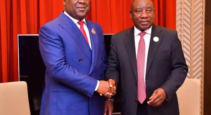 RDC : le Président Sud-Africain Cyril Ramaphosa annoncé à Kinshasa pour participer aux travaux de la grande commission mixte le 6 juillet 2023