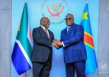 Coopération: tête-à-tête entre le Président Sud-Africain Cyril Ramaphosa et Félix Tshisekedi en marge des travaux de la grande commission RDC-Afrique du Sud