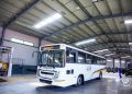Transport-RDC : L’usine de montage suprême automobile vient de produire 12 bus de marque Mercedes confirme le Ministre des Transports Marc Ekila