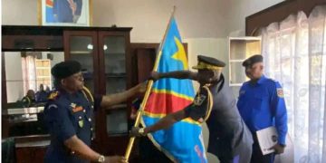 Haut-Katanga : Le général Dieudonné Odimba prend ses fonctions de commissaire provincial de la Police Nationale Congolaise