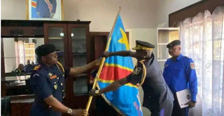 Haut-Katanga : Le général Dieudonné Odimba prend ses fonctions de commissaire provincial de la Police Nationale Congolaise