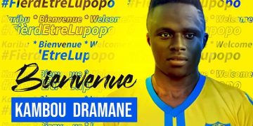 Mercato : le milieu défensif international burkinabé, Dramane Kambou s&rsquo;engage avec Lupopo de Lubumbashi