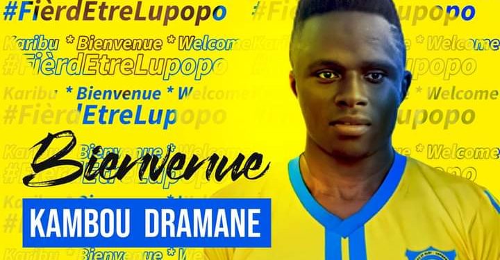 Mercato : le milieu défensif international burkinabé, Dramane Kambou s’engage avec Lupopo de Lubumbashi