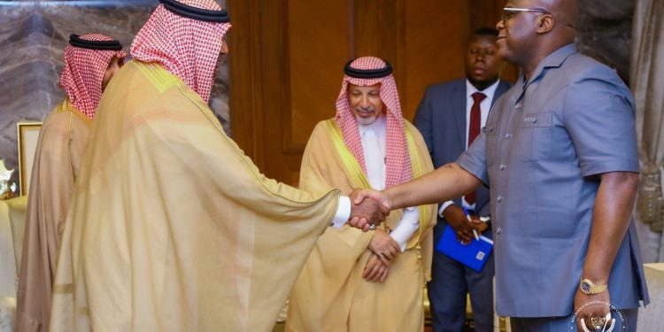 RDC: Tête à tête entre Felix Tshisekedi et l’émissaire du Royaume d’Arabie saoudite autour de la coopération bilatérale