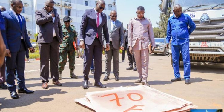 Haut-Katanga: épidémie de vol des cathodes , une nouvelle cargaison de cuivre volé interceptée par la police sur la route Kasumbalesa