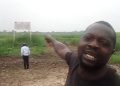 Kinshasa : Présence d’une pancarte d’un projet agricole qui appartiendrait au Congo Brazza repérée dans la localité Molibo à N’sele ( chef de la localité)