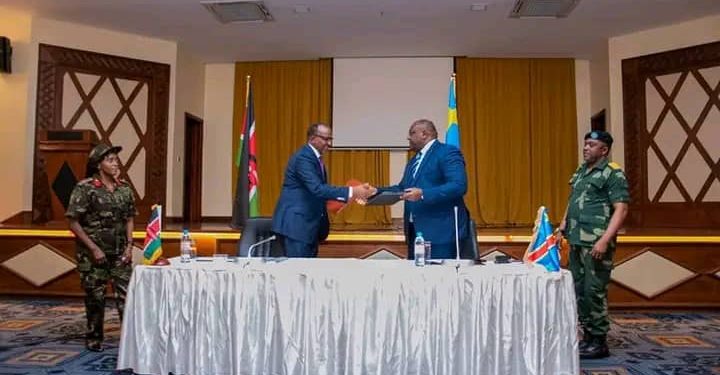 Guerre à l’Est: La RDC et le Kenya ont signé officiellement à Goma, un accord de coopération militaire