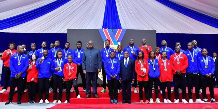 IXe jeux de la Francophonie : Félix Tshisekedi instruit le gouvernement de payer des primes de mérite à tous les athlètes congolais médaillés