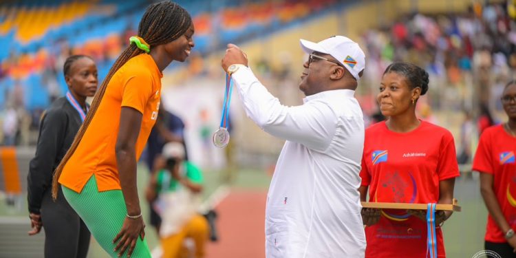 Jeux de la francophonie : Félix Tshisekedi a remis plusieurs médailles aux athlètes vainqueurs dans plusieurs disciplines