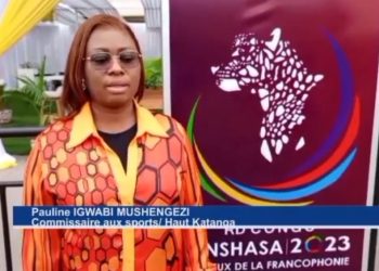Jeux de la francophonie : Pauline Igwabi présente à Kinshasa pour encourager les athlètes venus du Haut-Katanga