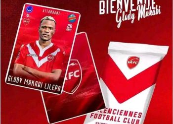 Mercato : l’international congolais Glody Lilepo signe pour 3 saisons chez Valenciennes FC en ligue 2 française