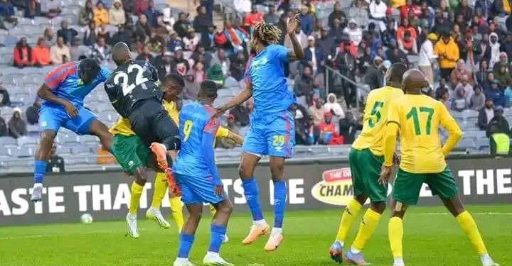 Amical international : Les léopards de la RDC battus par les Bafana-Bafana de la RSA (0-1)