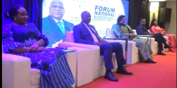 Lubumbashi : ouverture des travaux de la 6eme édition du forum national des Ministres provinciaux et des chefs de division en charge du Genre, Famille et Enfant