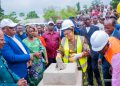 Kasaï-Oriental : Julie Kalenga pose la première pierre pour la construction de l’institut Mobutu 2 à Mbuji-Mayi