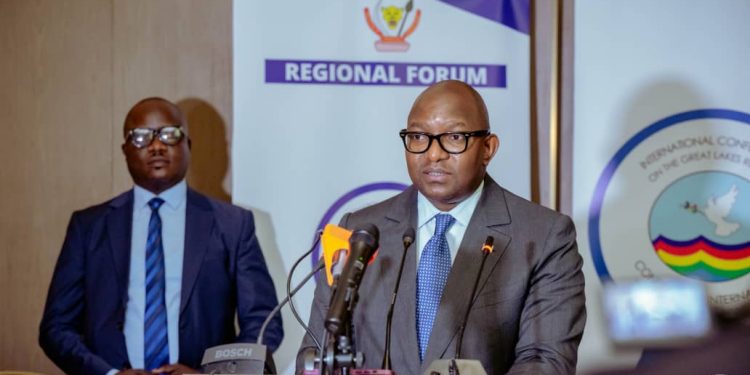 Forum de la CIRGL sur l’or d’exploitation artisanale : Sama Lukonde insiste sur la nécessité de renforcer la traçabilité pour mettre fin aux trafics illicites