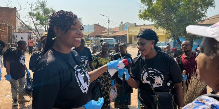 Likasi : La fondation Lorraine Lusamba Kazadi s’investit depuis près de 15 ans dans la construction d’une ville forte en repoussant les limites des femmes