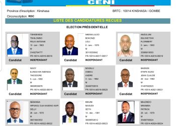 Scrutin présidentiel : 24 candidatures reçues officiellement par la CENI (Liste)