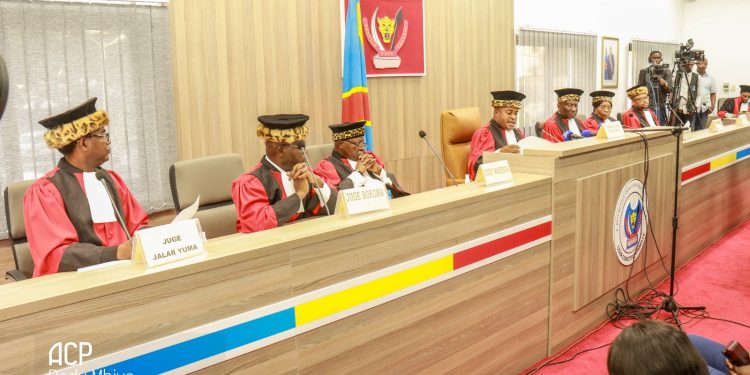 RDC: La Cour constitutionnelle examine ce Vendredi 27 octobre 2023 les affaires Seth Kikuni-Tshisekedi Tshilombo et Noel Tshiani -Moise Katumbi