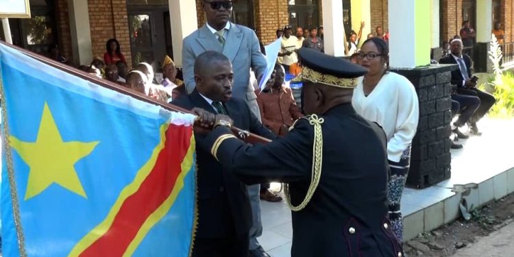 Lisala :le nouveau commissaire provincial de la Police de la Mongala entre en fonction