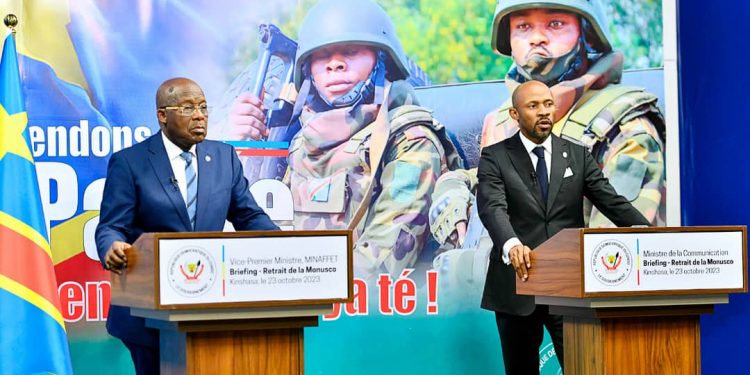 RDC : « Le travail du plan de retrait de la Monusco sera terminé d’ici le 15 novembre » (Christophe Lutundula)