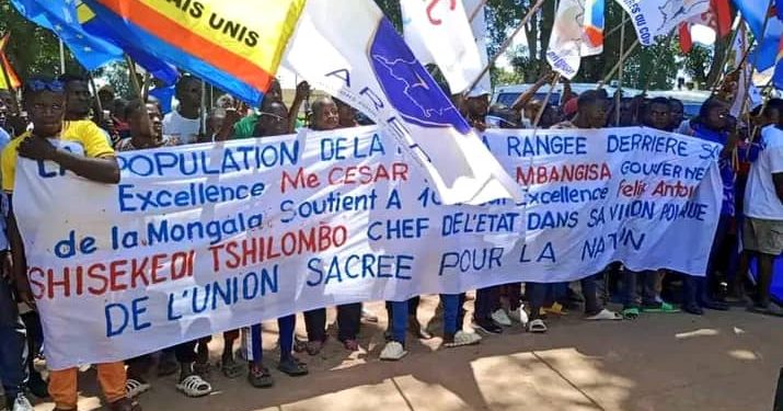 Mongala: le Gouverneur Cesar Limbaya désigné et installé coordonnateur Provincial de l’Union Sacrée de la Nation (USN) à Lisala!