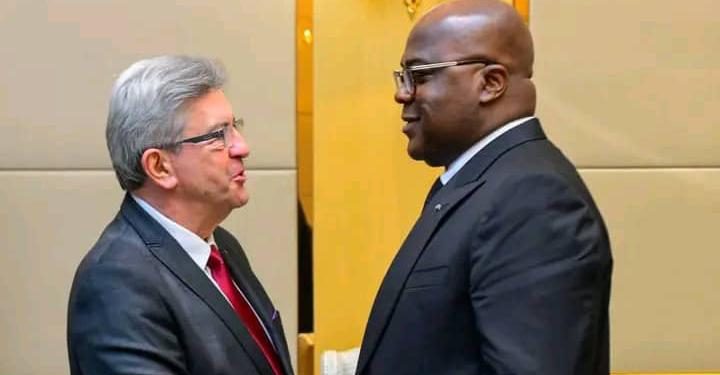 Diplomatie: Devant Felix Tshisekedi, Jean-Luc Mélenchon affirme que le Rwanda a clairement affiché son intention de déranger la tenue des élections en RDC