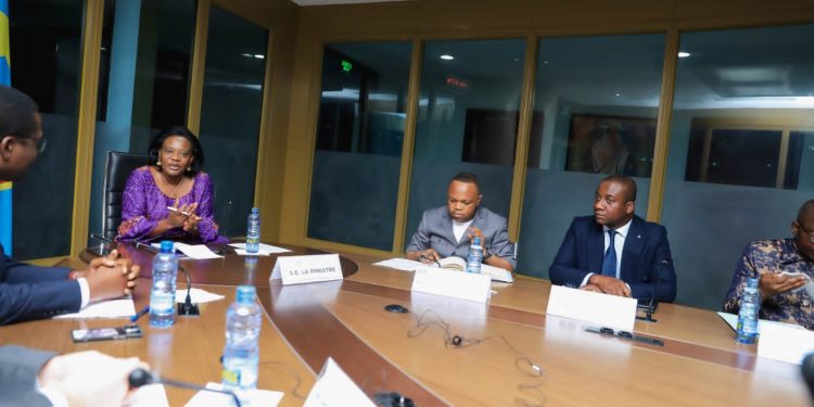 RDC: Le Directeur général de l’ONEM Fanon Beya a pris part à la séance de travail sur le renforcement de la coopération entre la RDC le FMI dans le secteur de l’emploi