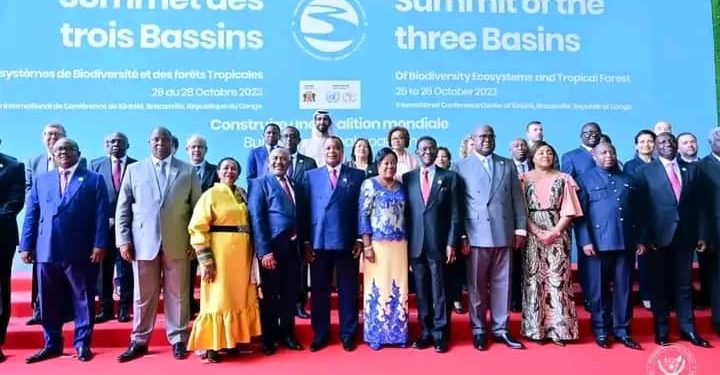 Sommet des trois bassins tropicaux: Le Président Félix Tshisekedi explique les atouts et les opportunités du secteur forestier congolais
