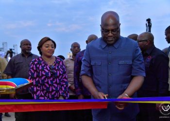 Haut-Katanga : outre le lancement de la Construction de la Station SNEL Kasumbalesa , Félix a inauguré le port sec de Sakania