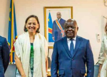 Coopération : La situation sécuritaire et humanitaire dans l’Est de la RDC, au centre des échanges entre Mbusa Nyamwisi et la diplomate belge Roxane de Belderling