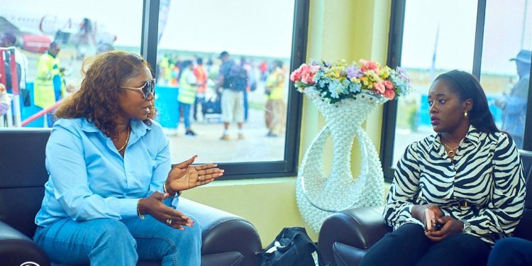 Lualaba : Le Directeur Général Adjoint des Lignes Maritimes Congolaises Gisèle MBWANSIEM MUPA représente l’entreprise à la 7è édition «EXPO BÉTON » à Kolwezi
