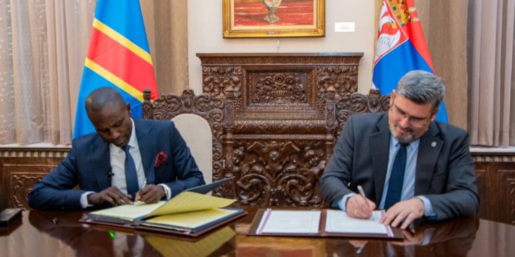 Coopération : La RDC et la Serbie signent un accord de coopération dans le domaine de La Défense et de la Sécurité