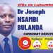 Lubumbashi : le ministre provincial de la Santé Dr Joseph Nsambi candidat à la députation Nationale et provinciale