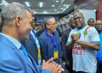 Félix Tshisekedi aux léopards : « Merci, je suis très fier de vous. Ce n’est que le début, mais c’est un très bon début »