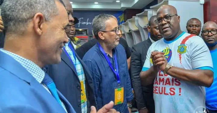 Félix Tshisekedi aux léopards : « Merci, je suis très fier de vous. Ce n’est que le début, mais c’est un très bon début »
