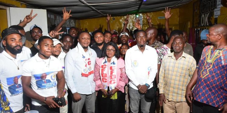 Lubumbashi : Le candidat député provincial N°1636 Jordy Kienge Monga en communion parfaite avec sa base de Matshipisha