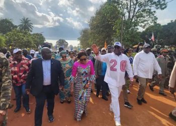 Élection présidentielle : Le candidat N°20 Félix Tshisekedi vient d’arriver à Gemena