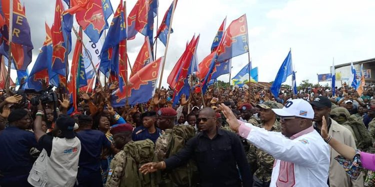 Felix Tshisekedi: «Si un candidat n’arrive pas à dire clairement que c’est le Rwanda qui agresse la RDC, il faut comprendre qu’il est soutenu par les étrangers»