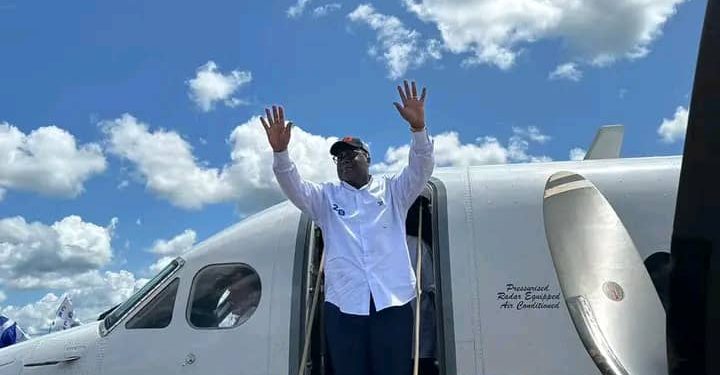 Election Présidentielle: Le candidat N°20 Félix Tshisekedi est arrivé à Boende dans la province de la Tshuapa