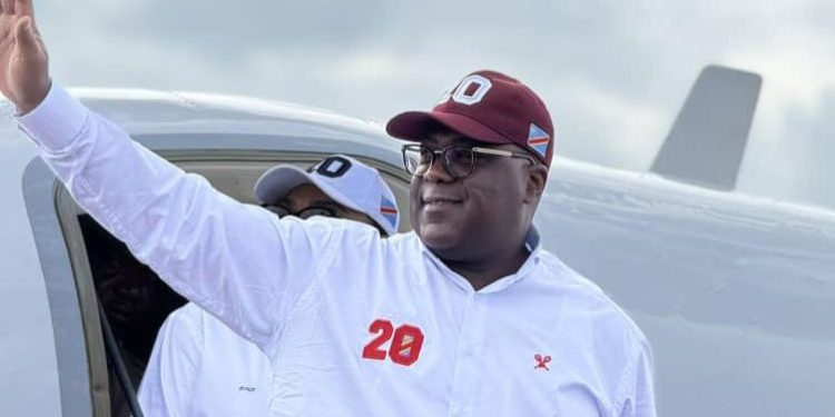 Election présidentielle : Le candidat Felix Tshisekedi est arrivé à ARU dans la province de l’Ituri
