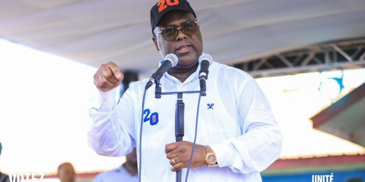 Election présidentielle : À Mbanza-Ngungu, le candidat N°20 Felix Tshisekedi appelle la population à la vigilance le jour du vote