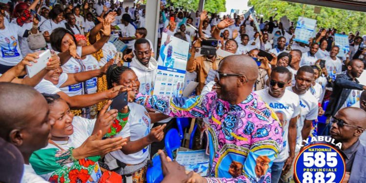 Lubumbashi : le candidat député Jacques Kyabula a communié avec 5000 membres de son quartier général