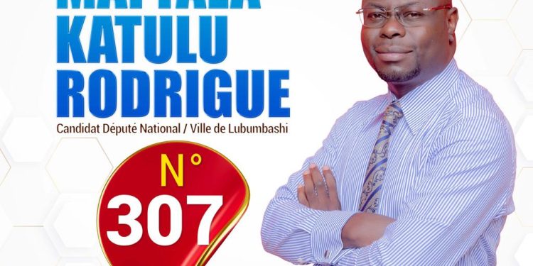Lubumbashi : Le candidat député national Rodrigue Katulu très satisfait des résultats déjà affichés bureau par bureau de vote