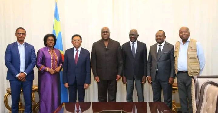 RDC: Felix Tshisekedi a reçu tour à tour, la délégation de la mission d’observation électorale de la SADC et celle de l’Union africaine