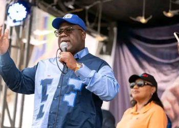 Tshisekedi aux jeunes de Beni:« Je vous appelle à prendre encore plus du courage, car une fois réélu président de la RDC, nous allons ensemble protéger notre pays »
